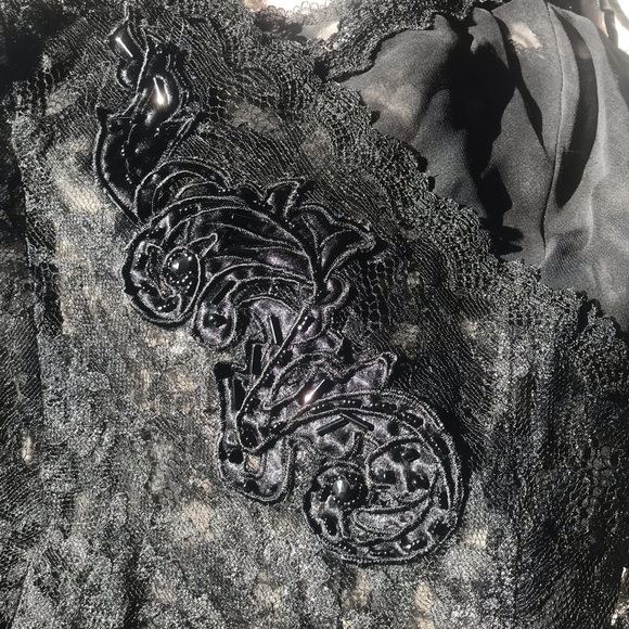 Victoria’s Secret Vintage Gold Label Black Lace Teddy - Picture 9 of 9